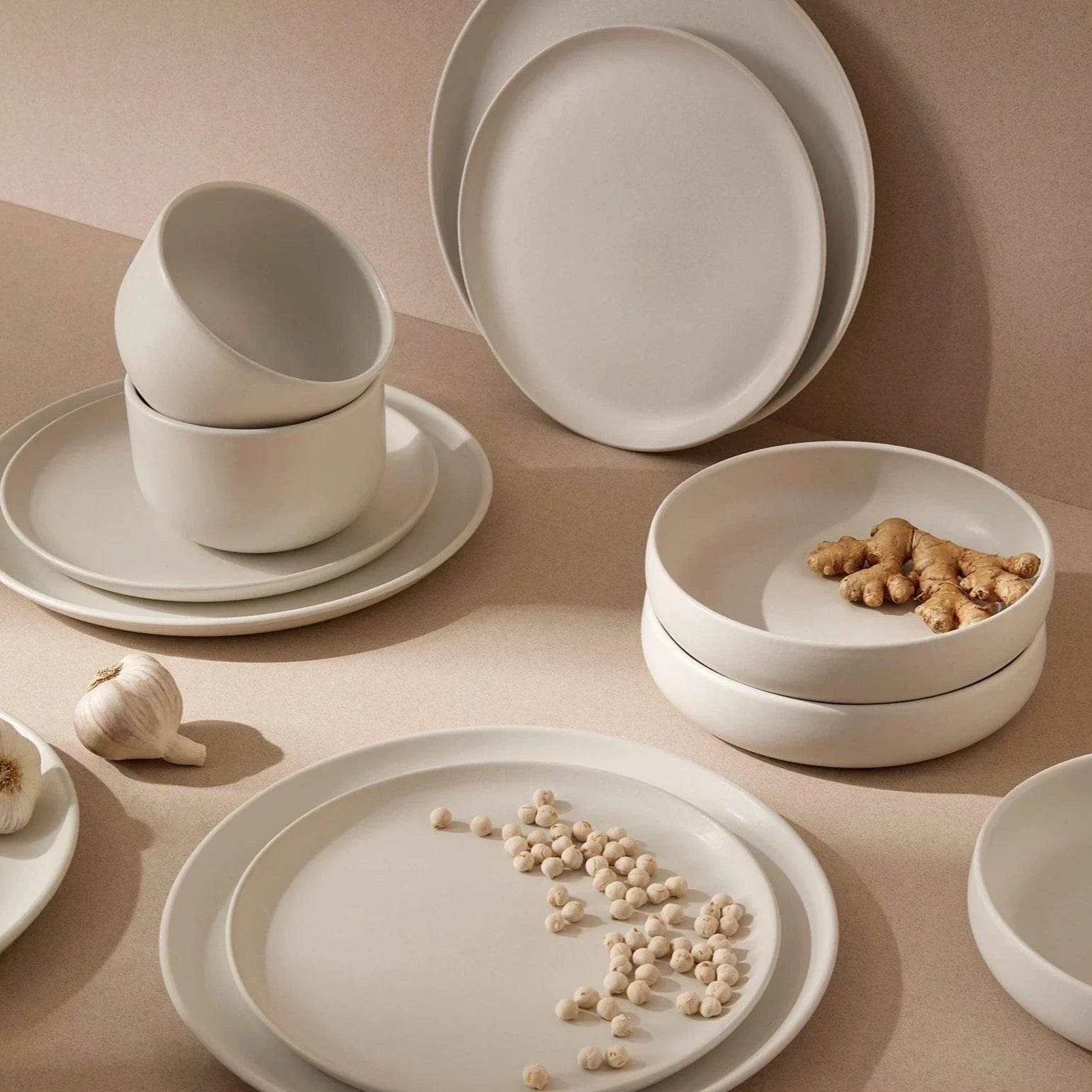 Tunisian Bowl - Matte White