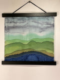 Painting on Silk - Mountainscape Mini