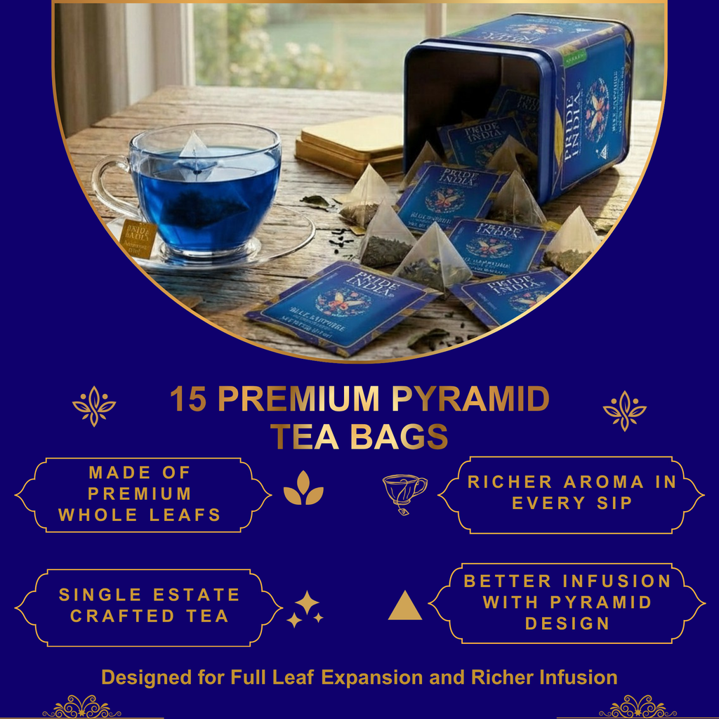 Blue Sapphire Butterfly Pea Bliss Tea Bags