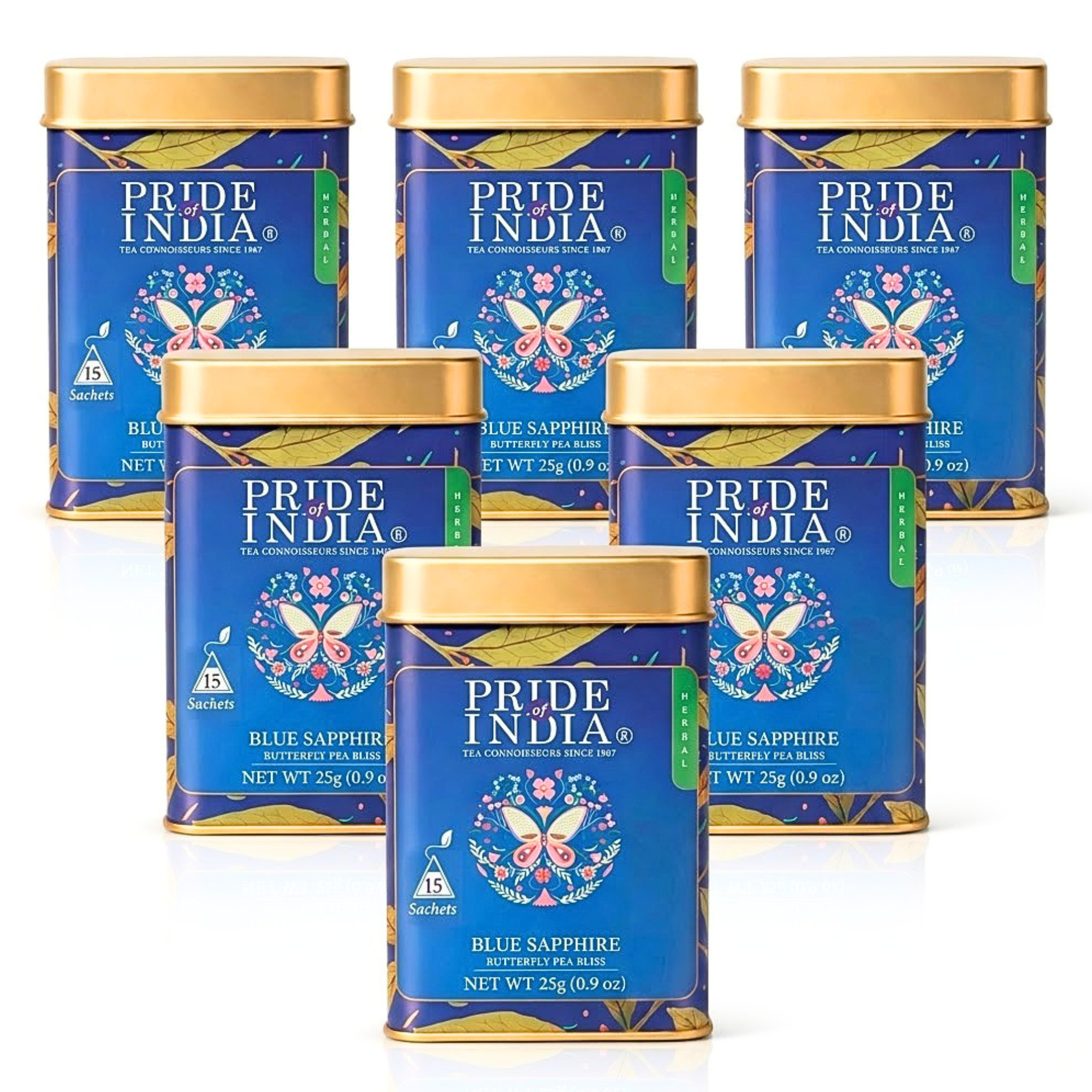 Blue Sapphire Butterfly Pea Bliss Tea Bags