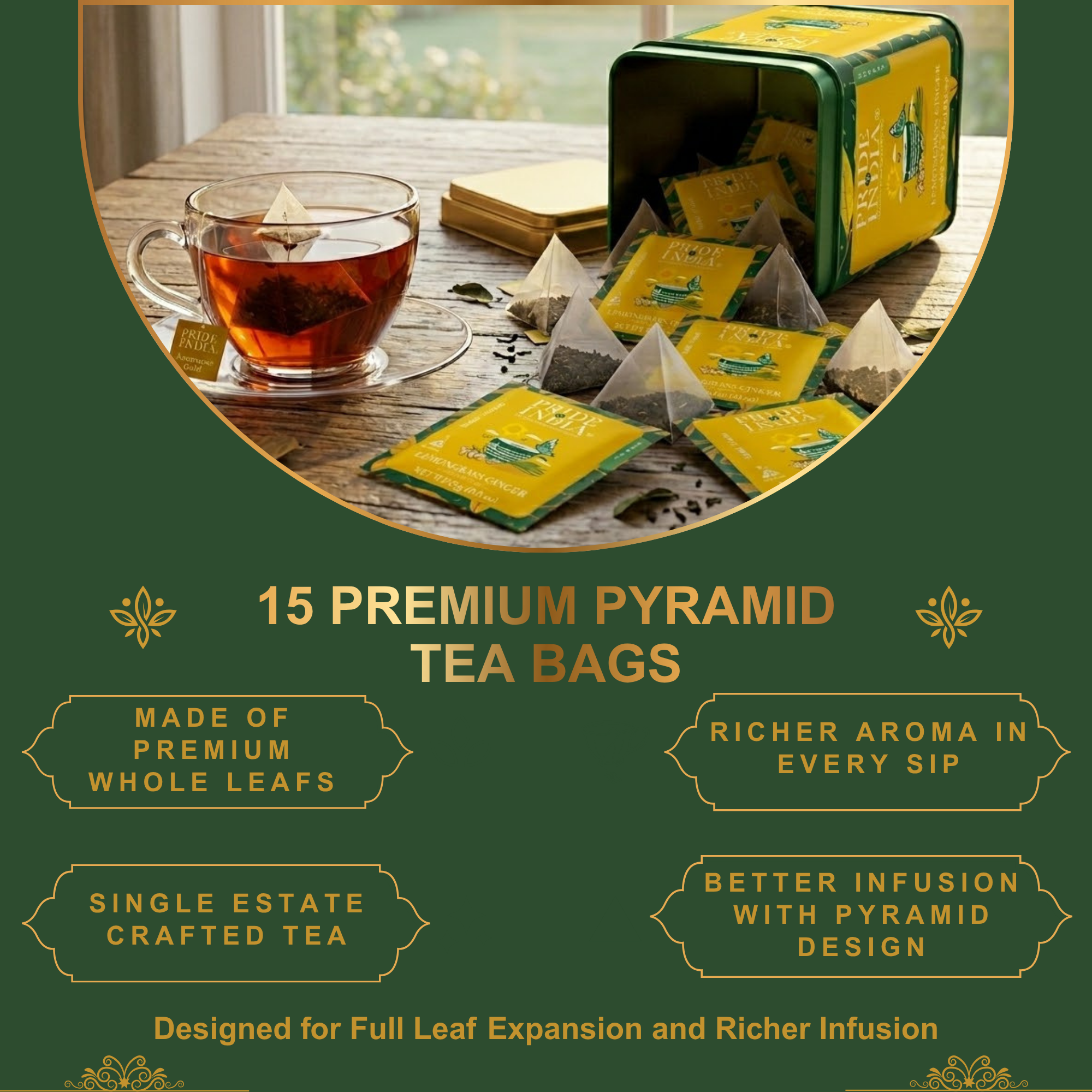 Lemongrass Ginger Tea Bags