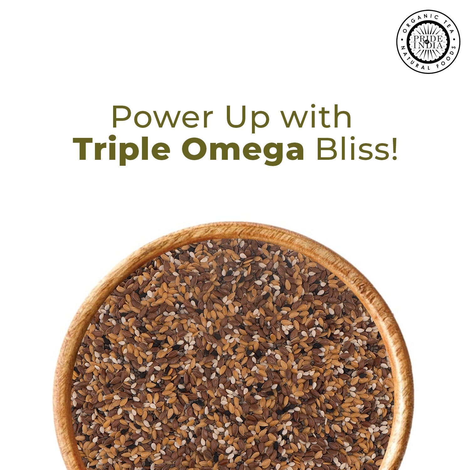 Triple Omega Superseed Mix - Chia Flax & Sesame Superfood Jar