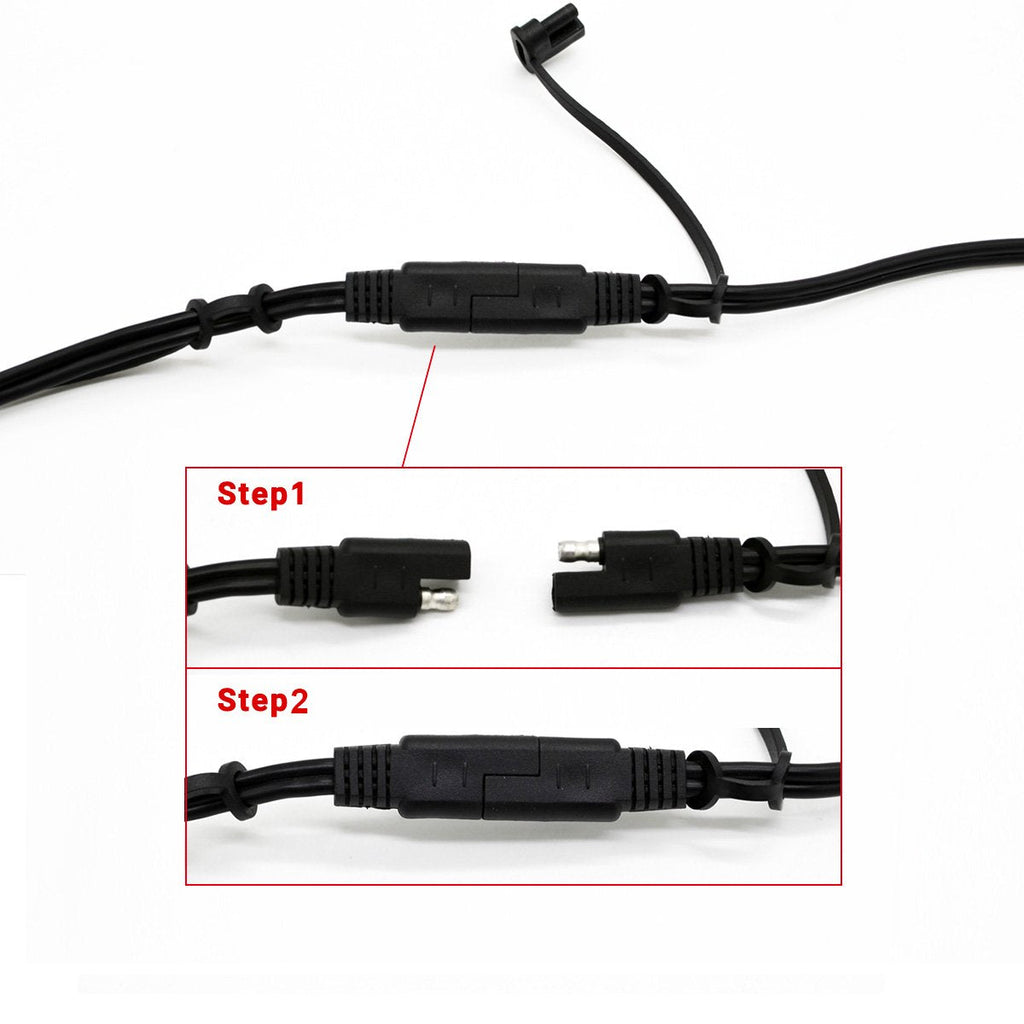 SAE- SAE 14AWG 20ft Extension Cable