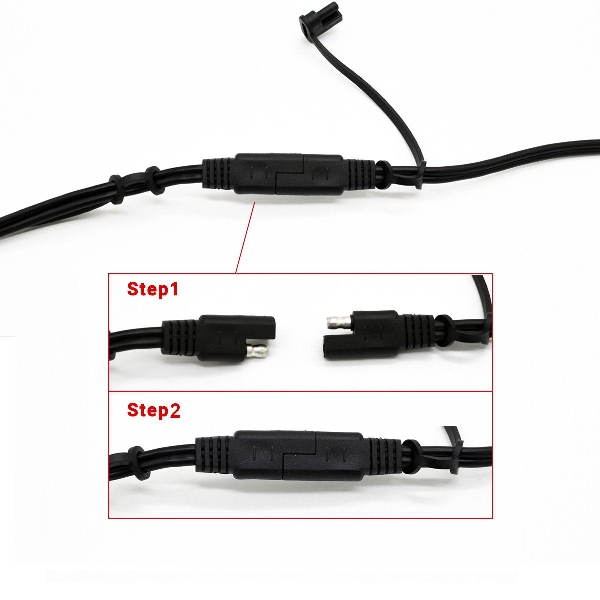 SAE- SAE 14AWG 20ft Extension Cable