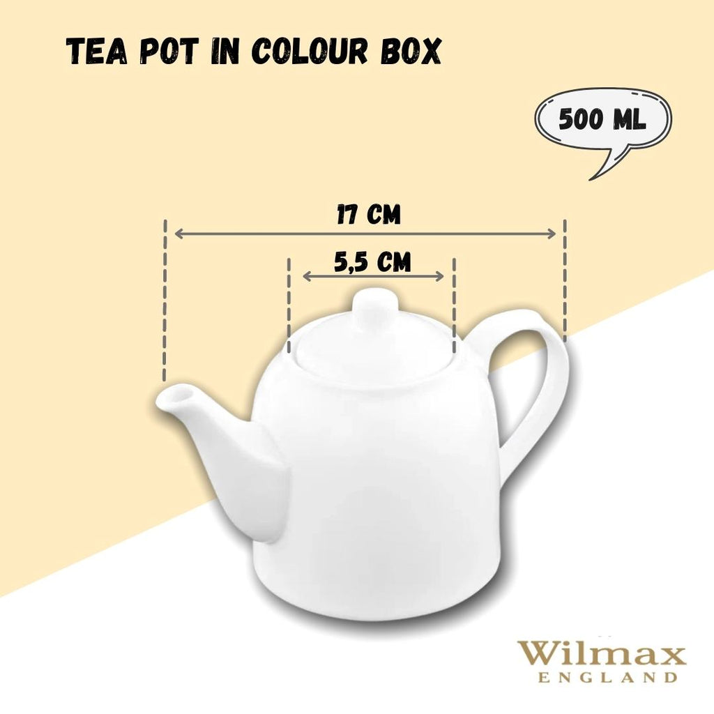 White Teapot (17oz.)