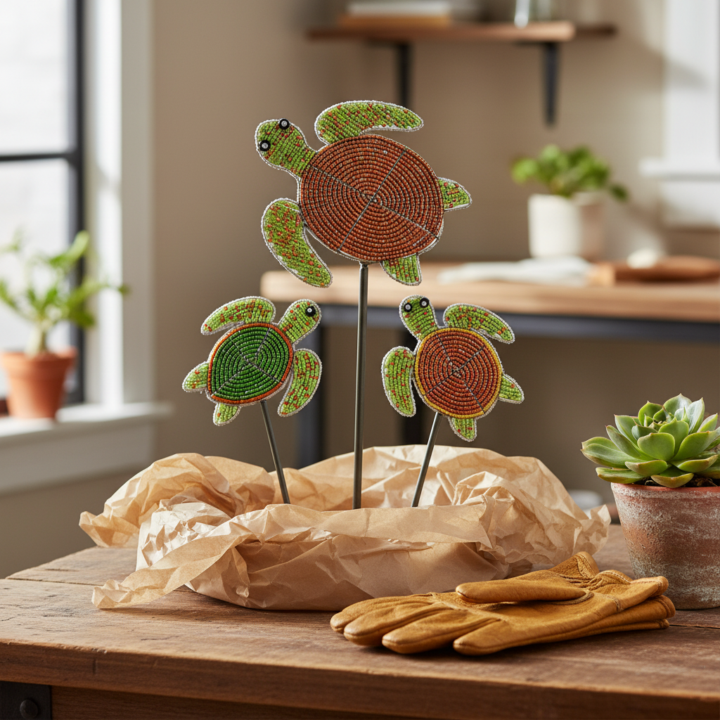 Sea Turtle Garden Stake (Set of 3)