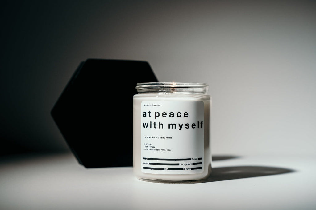 At Peace with Myself Candle - Lavender & Cinnamon