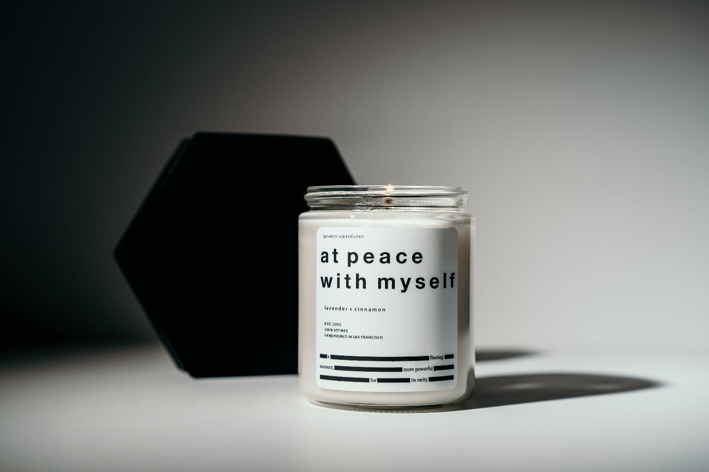 At Peace with Myself Candle - Lavender & Cinnamon