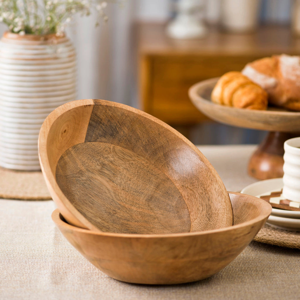 Woodform Stackable Bowls - Natural (Set of 2)