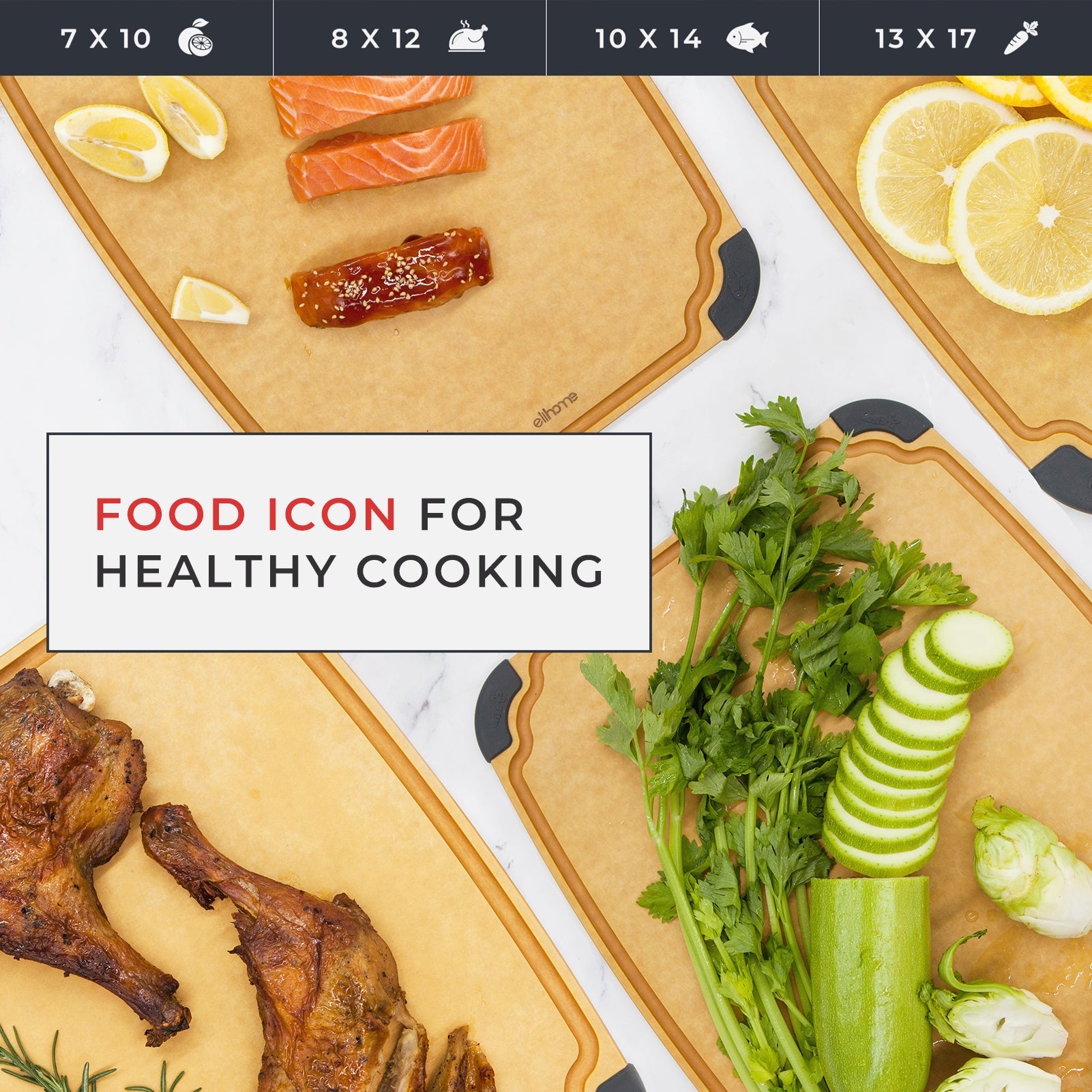 Essential Series 3-in-1 Set Cutting Board