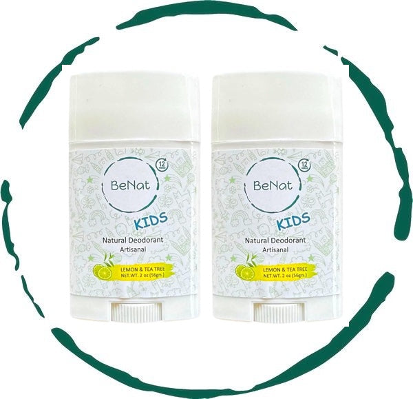 All-Natural Deodorants for Children & Teens (2-Pack)
