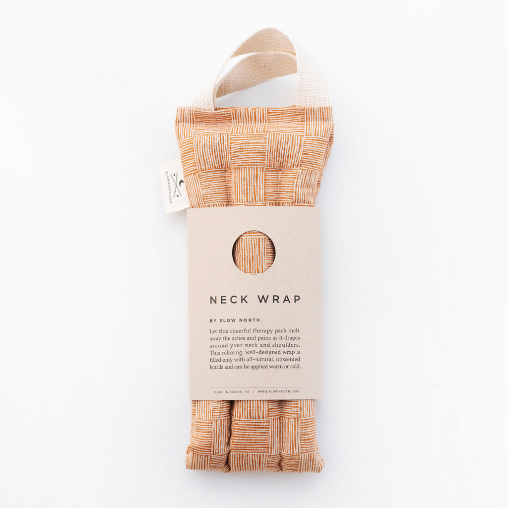 Eye Mask & Neck Wrap Bundle - Copper Fields