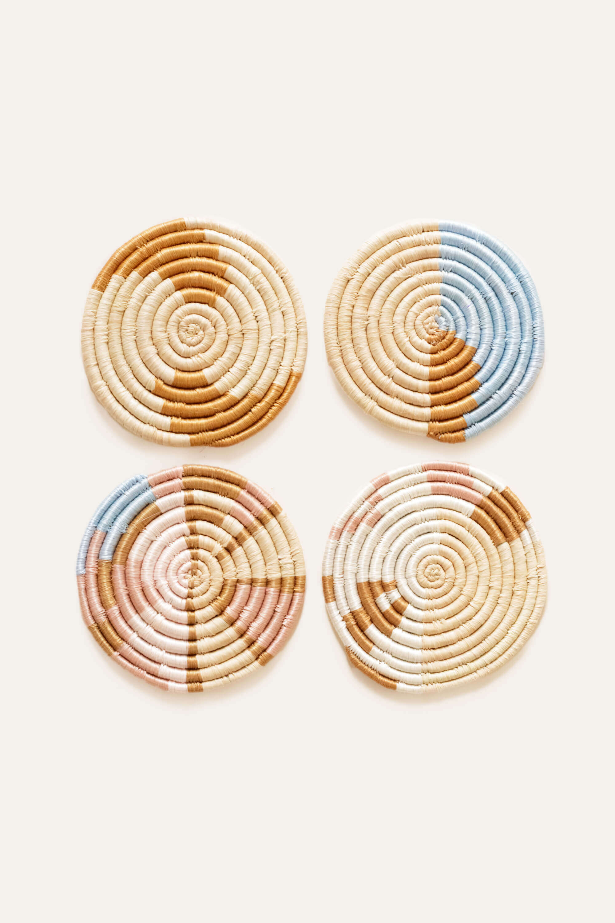 Mixed Abstract Form Coasters (Set of 4)