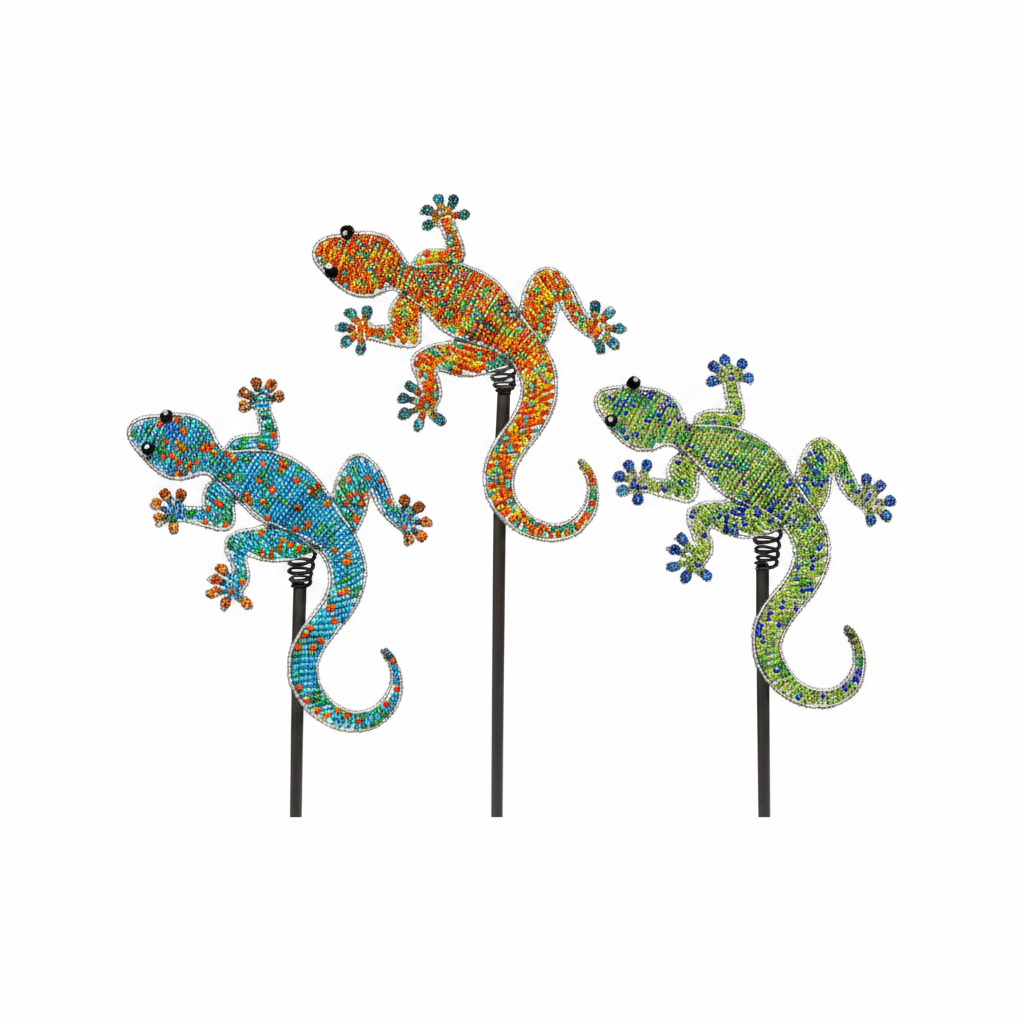 Gecko Garden Stake (Set of 3)