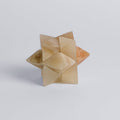 Creamy Onyx Burr Star Puzzle