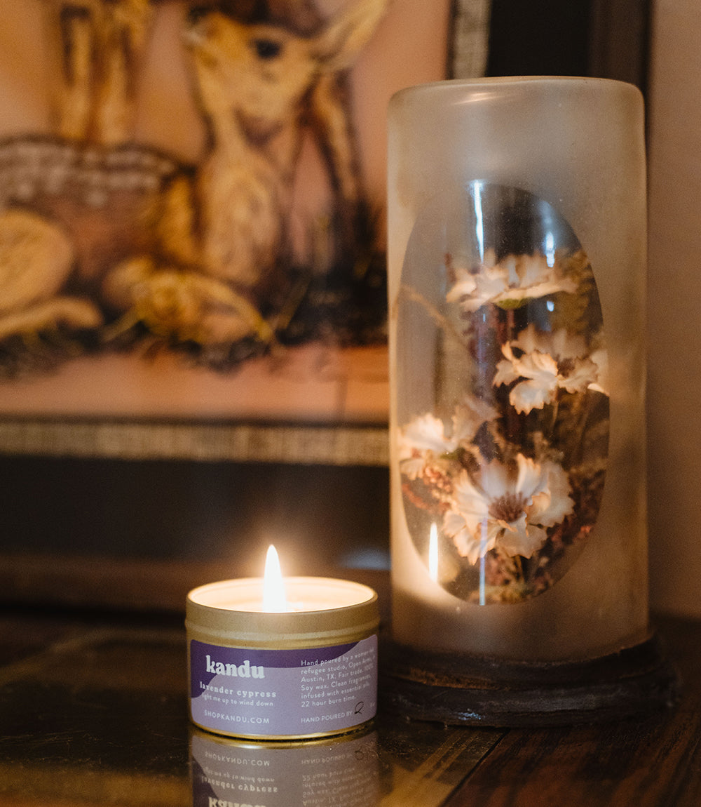 Lavender Cypress Candle (3oz)