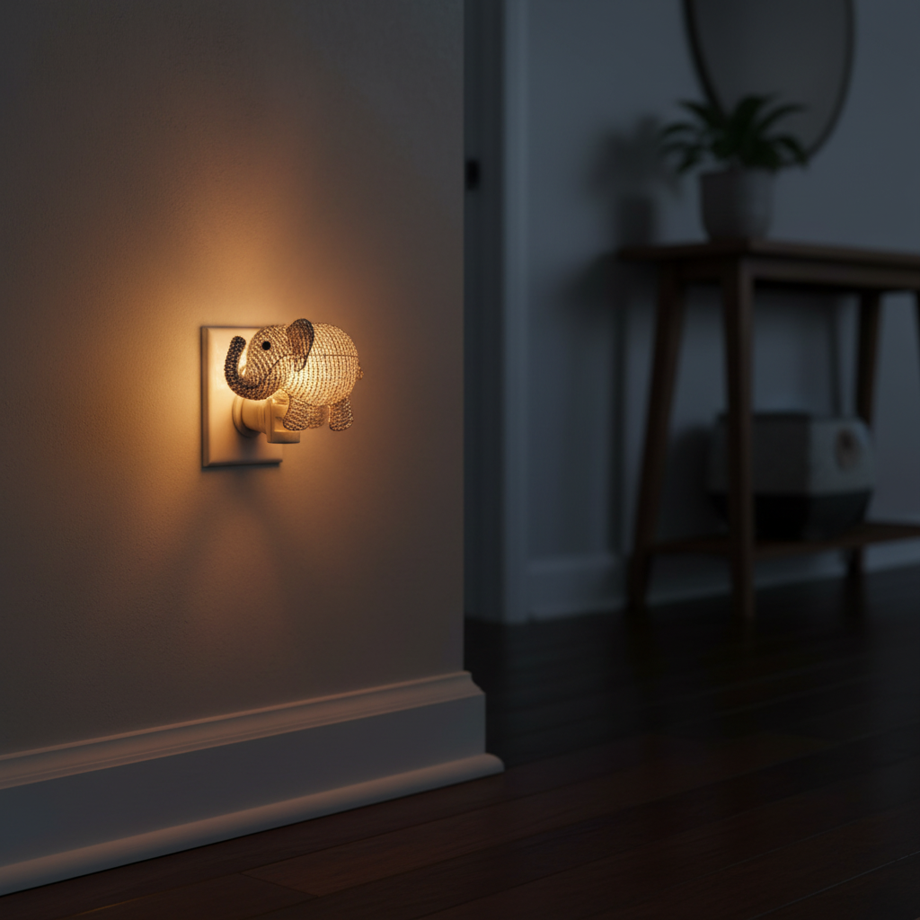 Elephant Night Light (Set of 2)