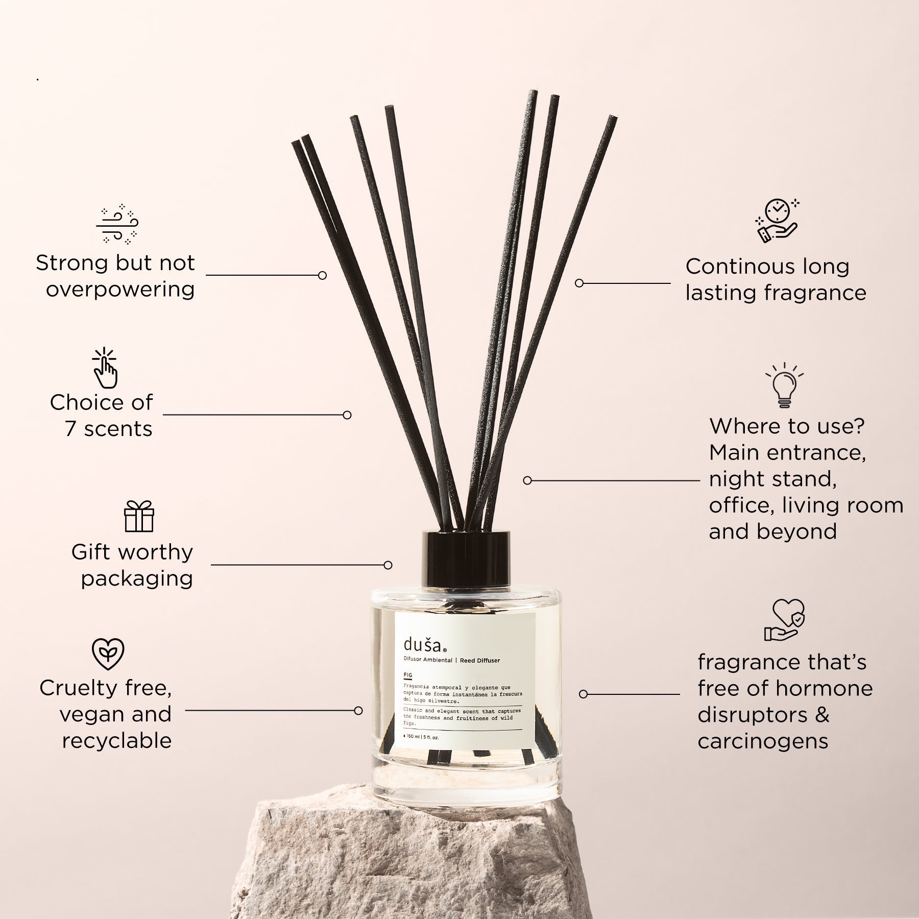 Reed Diffuser - Santal (5 fl.oz.)