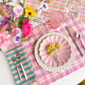 Archive NY Abigail Plaid Placemat - Bubblegum