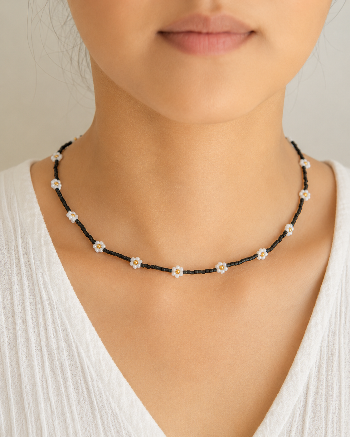 Flora Beaded Necklace
