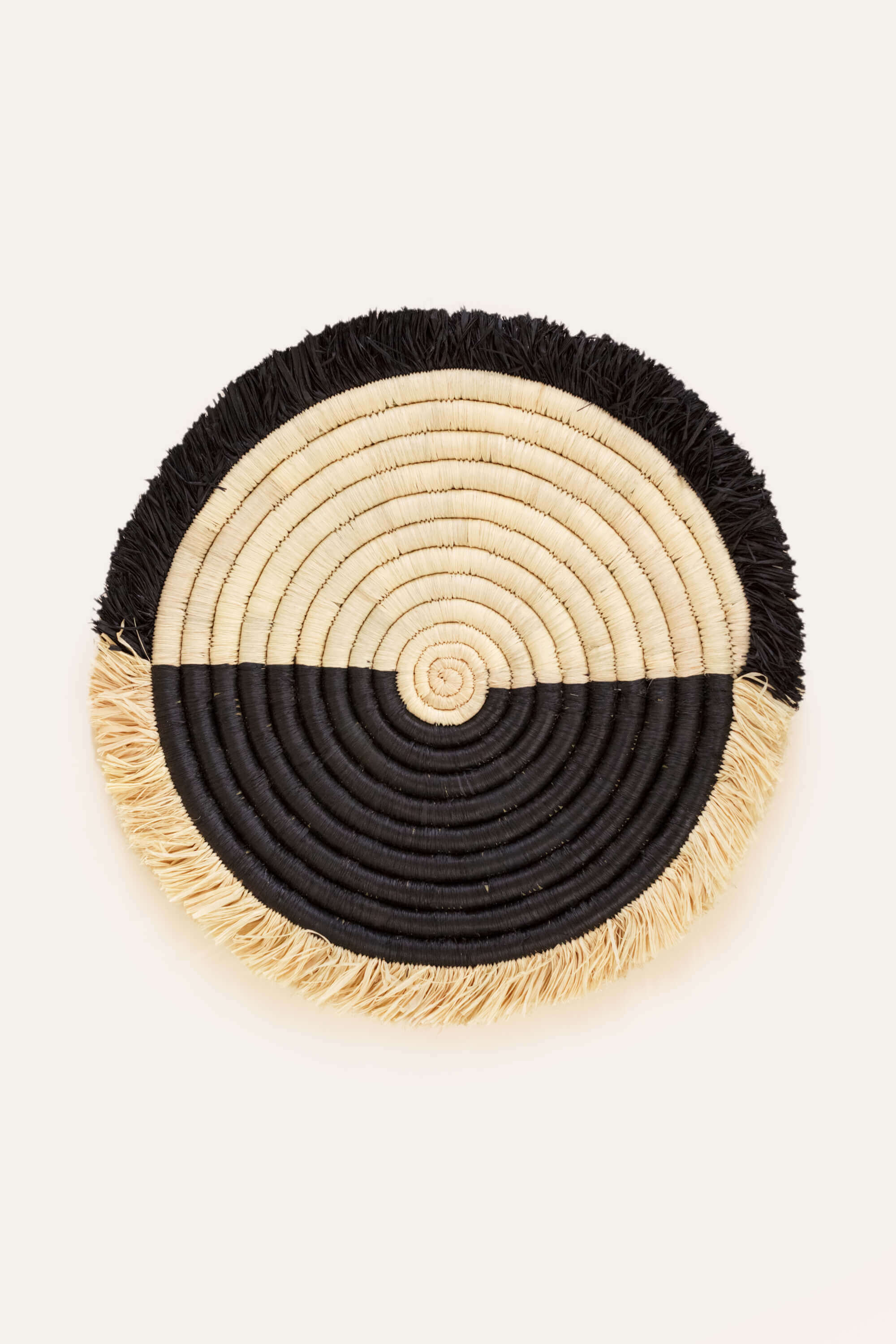 Two-Tone Split Fringe Placemat