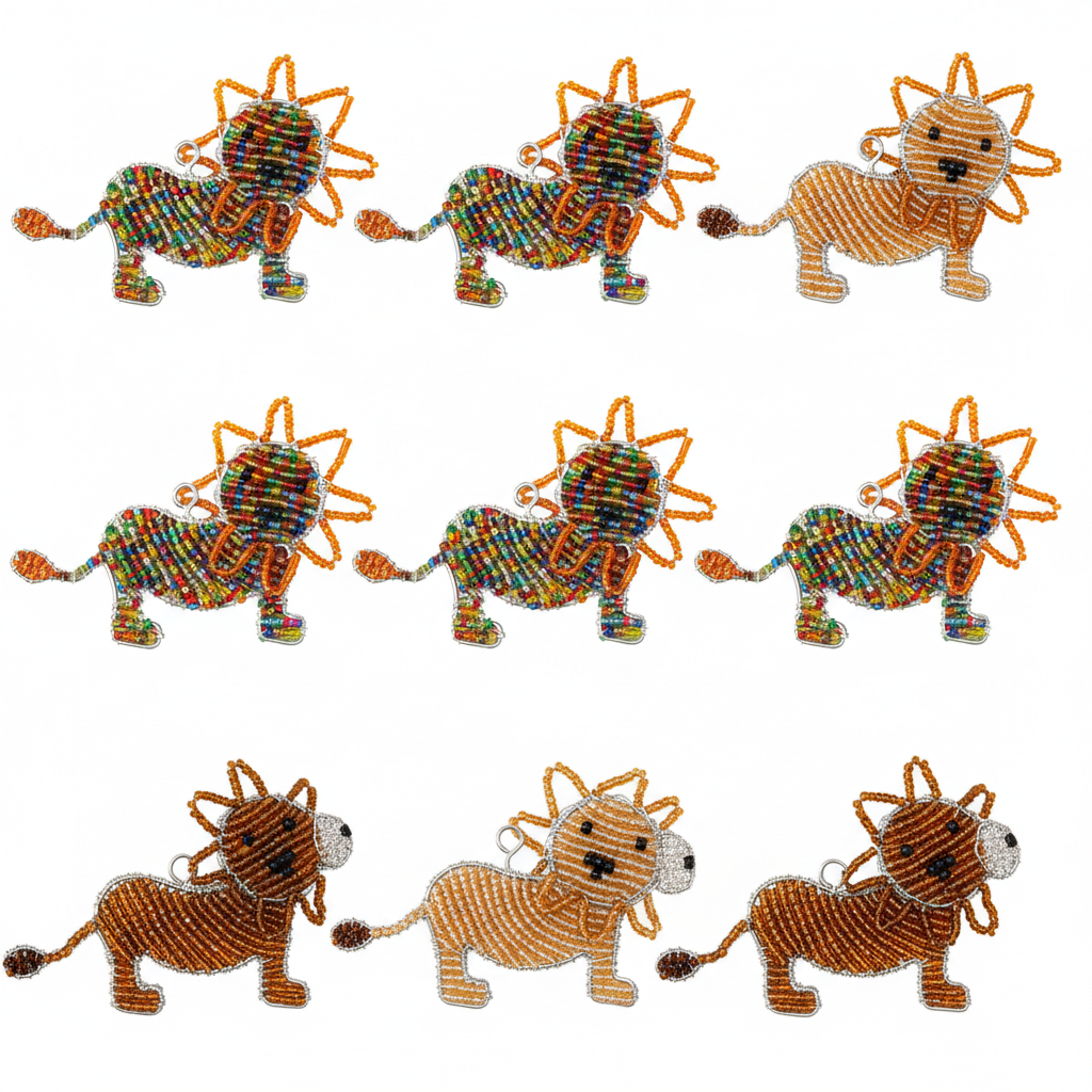 Lion Keyring (Set of 6)
