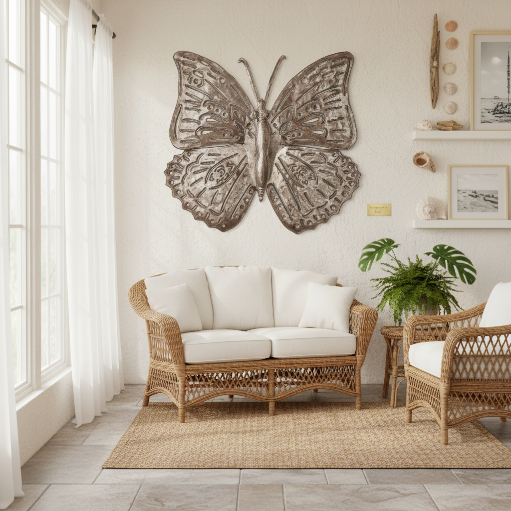 Large 3D Sculpted Butterfly