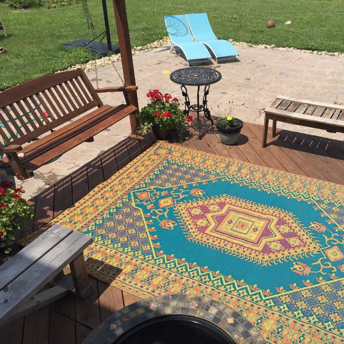 Turkish Aqua Rug