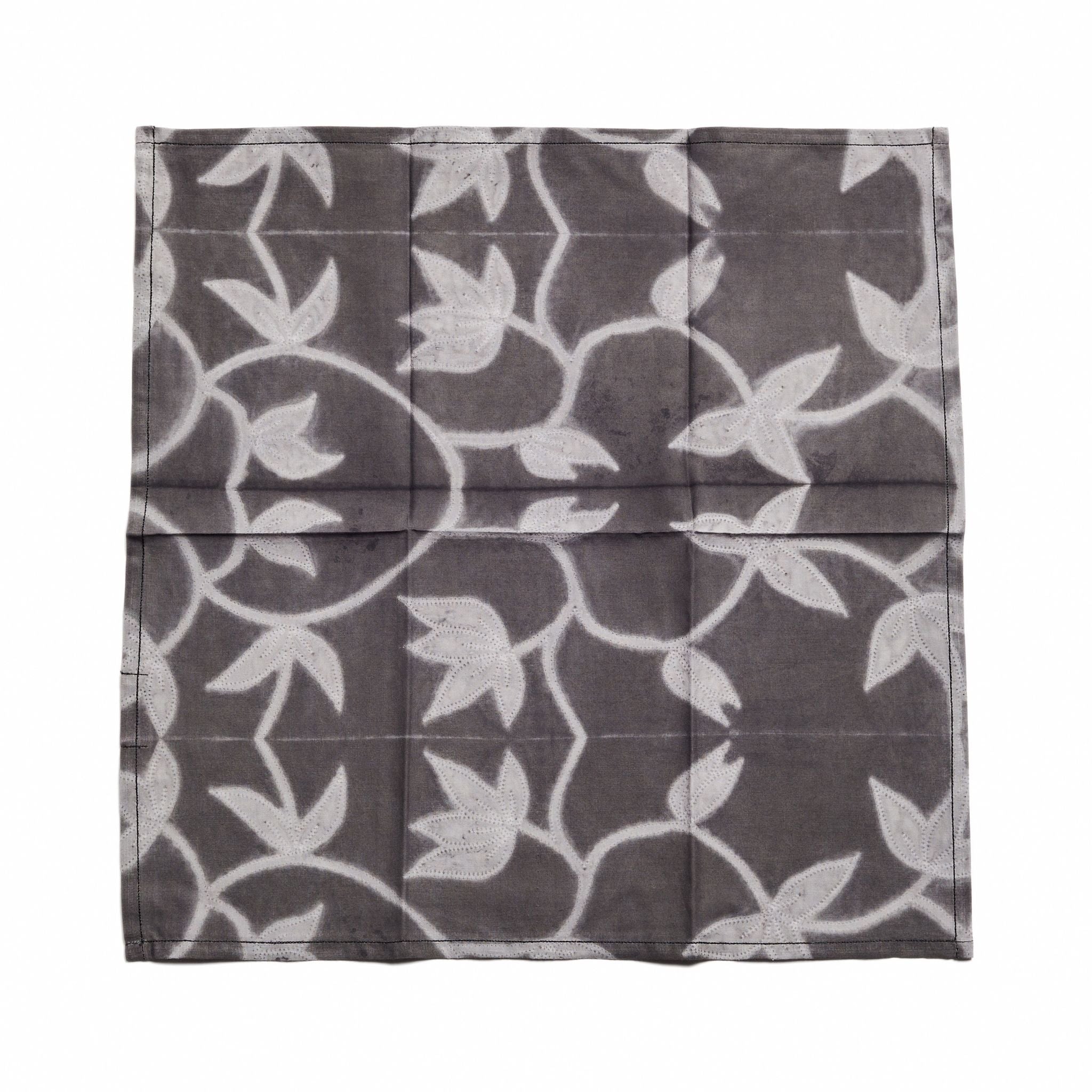 Folio Handcrafted Shibori Print Cotton Table Napkins (Set of 4 )