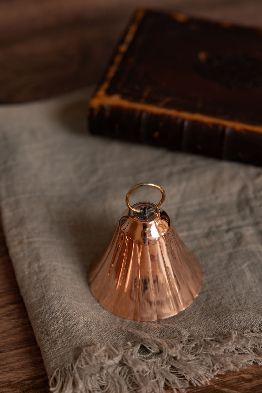 Copper Bell Ornaments (Set of 2 or 4)