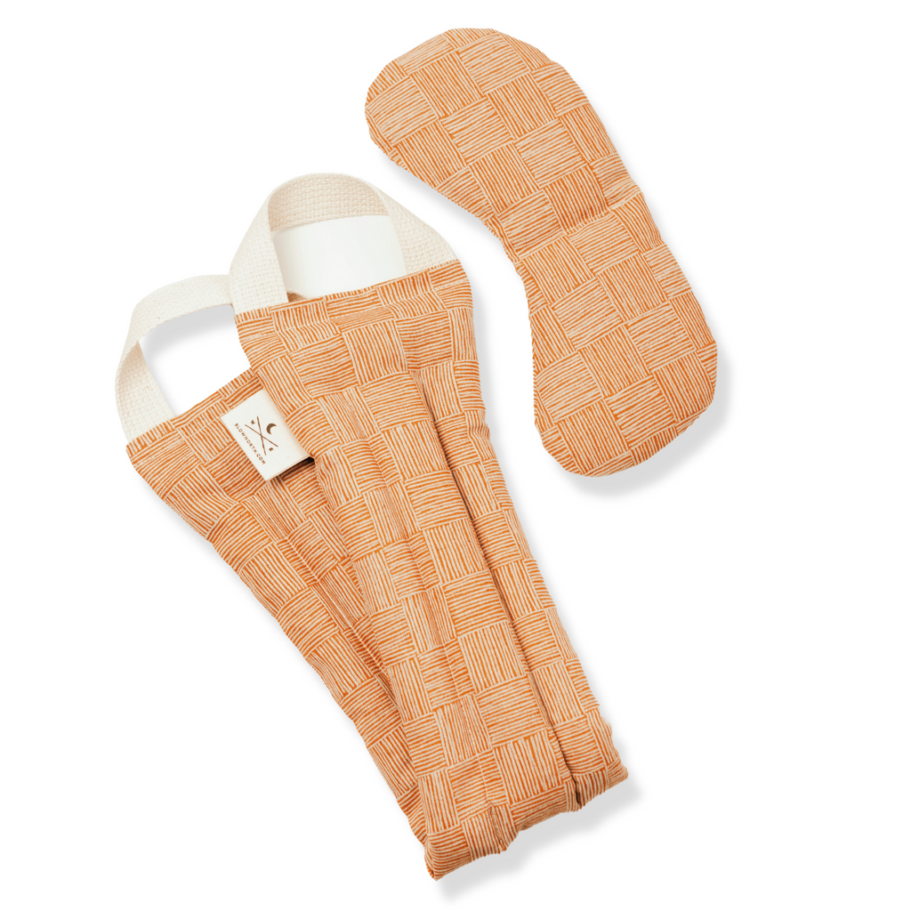Eye Mask & Neck Wrap Bundle - Copper Fields