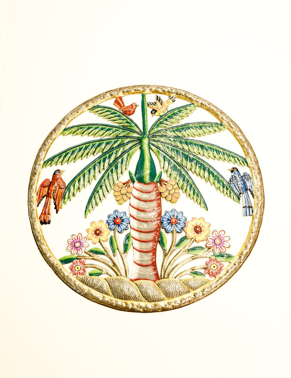 Painted Palm Tree