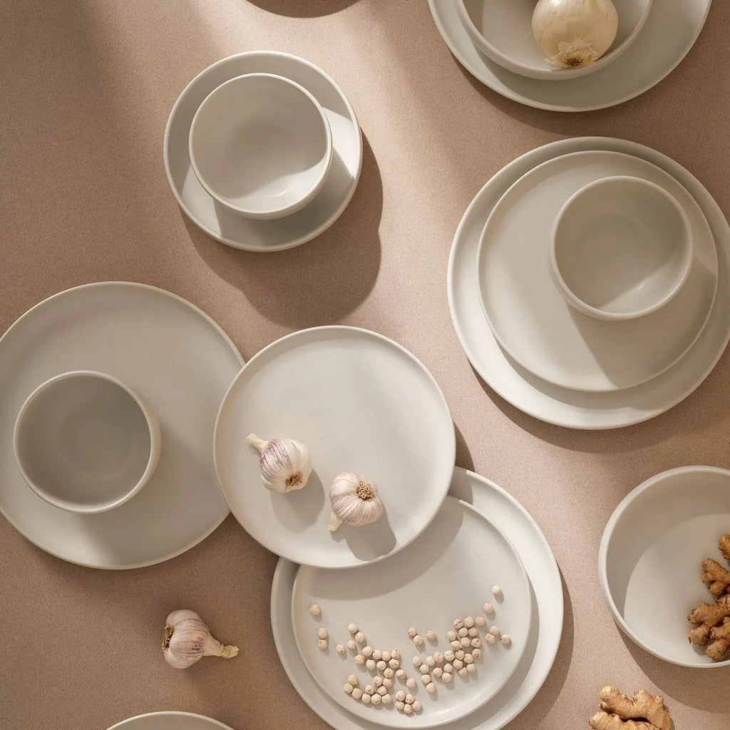 Tunisian Side Plate - Matte White