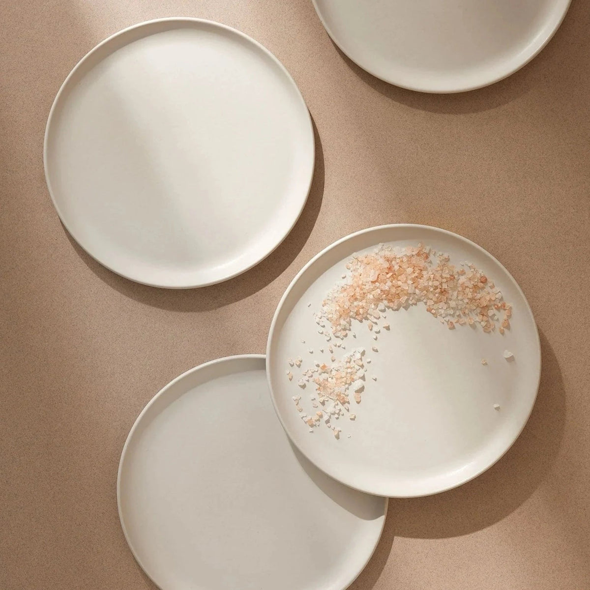 Tunisian Side Plate - Matte White