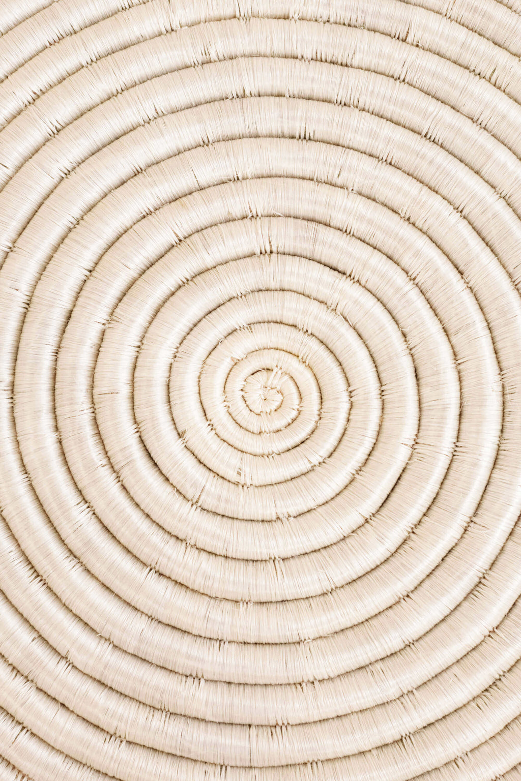 12" Sisal Placemat - White