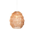 Radiance Organic Natural Rattan Hanging Ceiling Light
