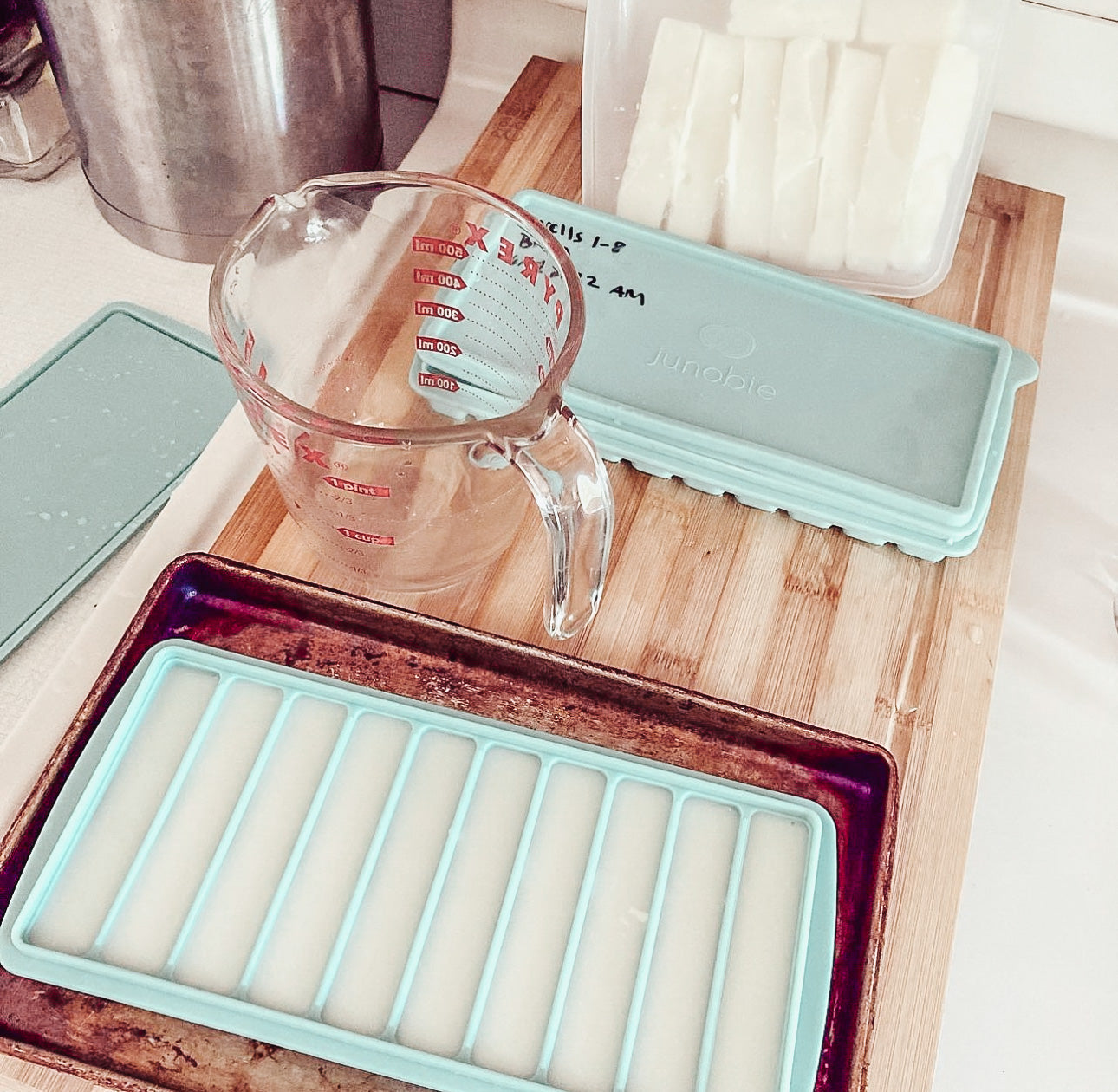 Junobie Silicone Milk & Food Storage Tray