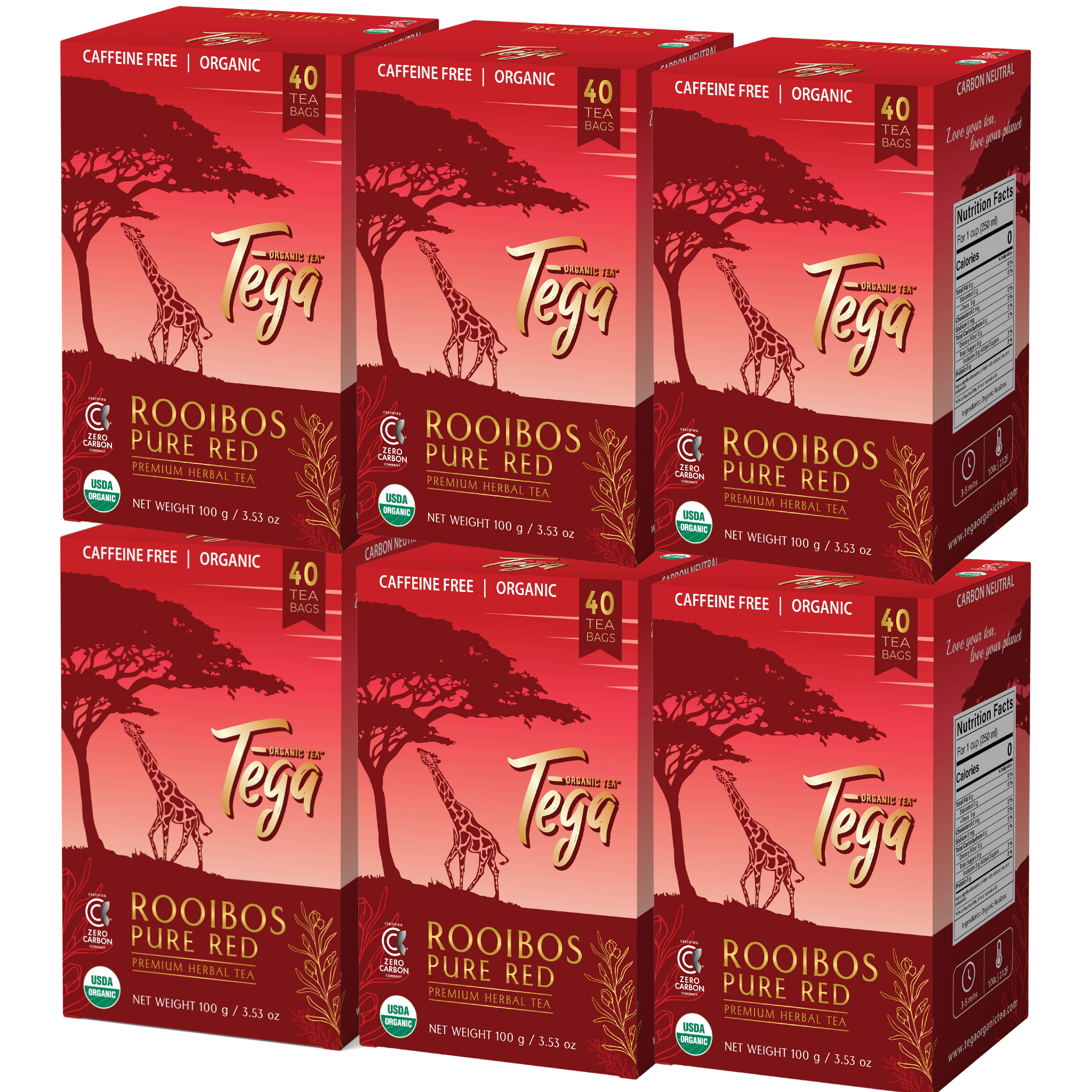 Red Rooibos Organic Value Pack - 40ct