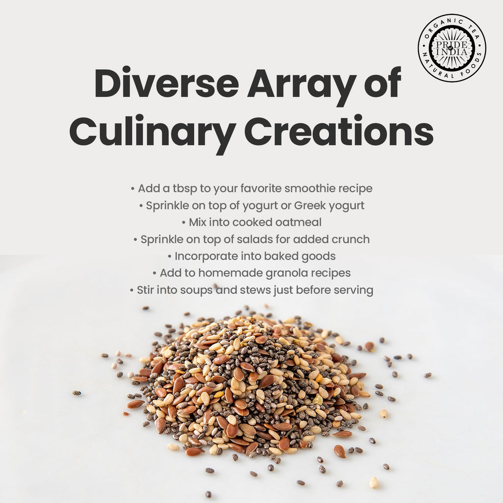Triple Omega Superseed Mix - Chia Flax & Sesame Superfood Jar