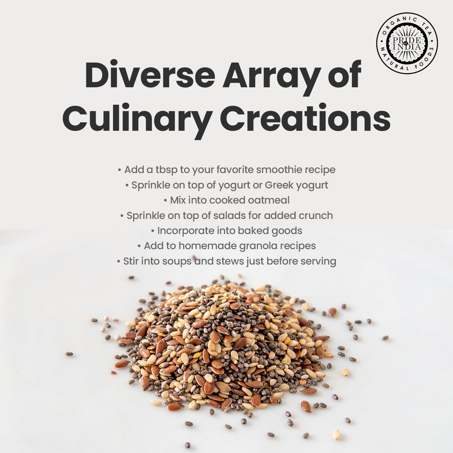 Triple Omega Superseed Mix - Chia Flax & Sesame Superfood Jar