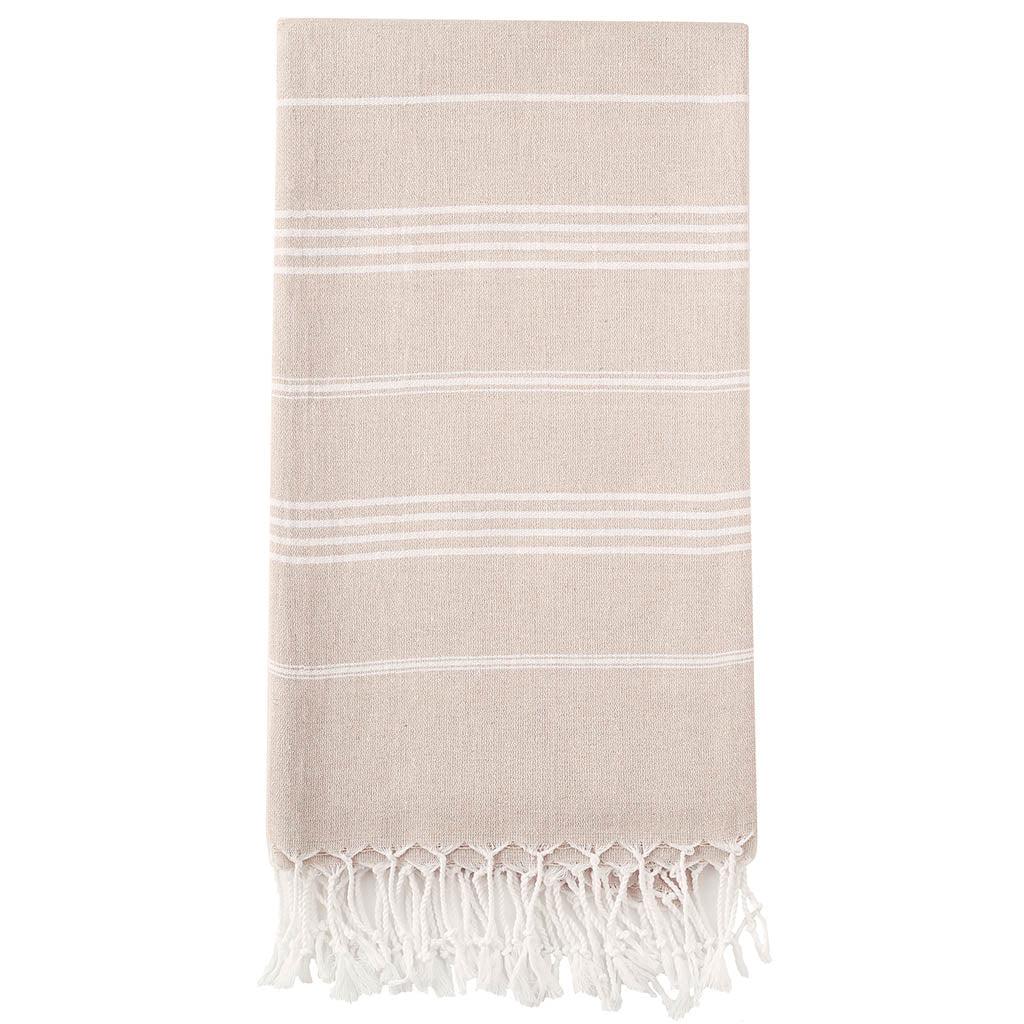 Pure Series Sustainable Turkish Towel - Beige