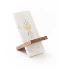 Indukala Moon Phase Phone Stand - Wood, Marble & Brass