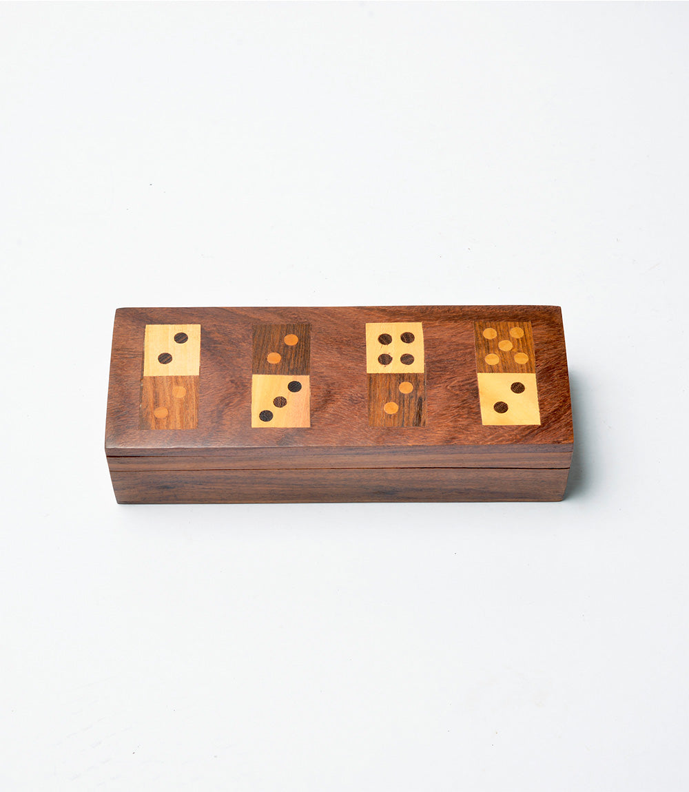 Domino Family Fun Handmade Wooden Game Set