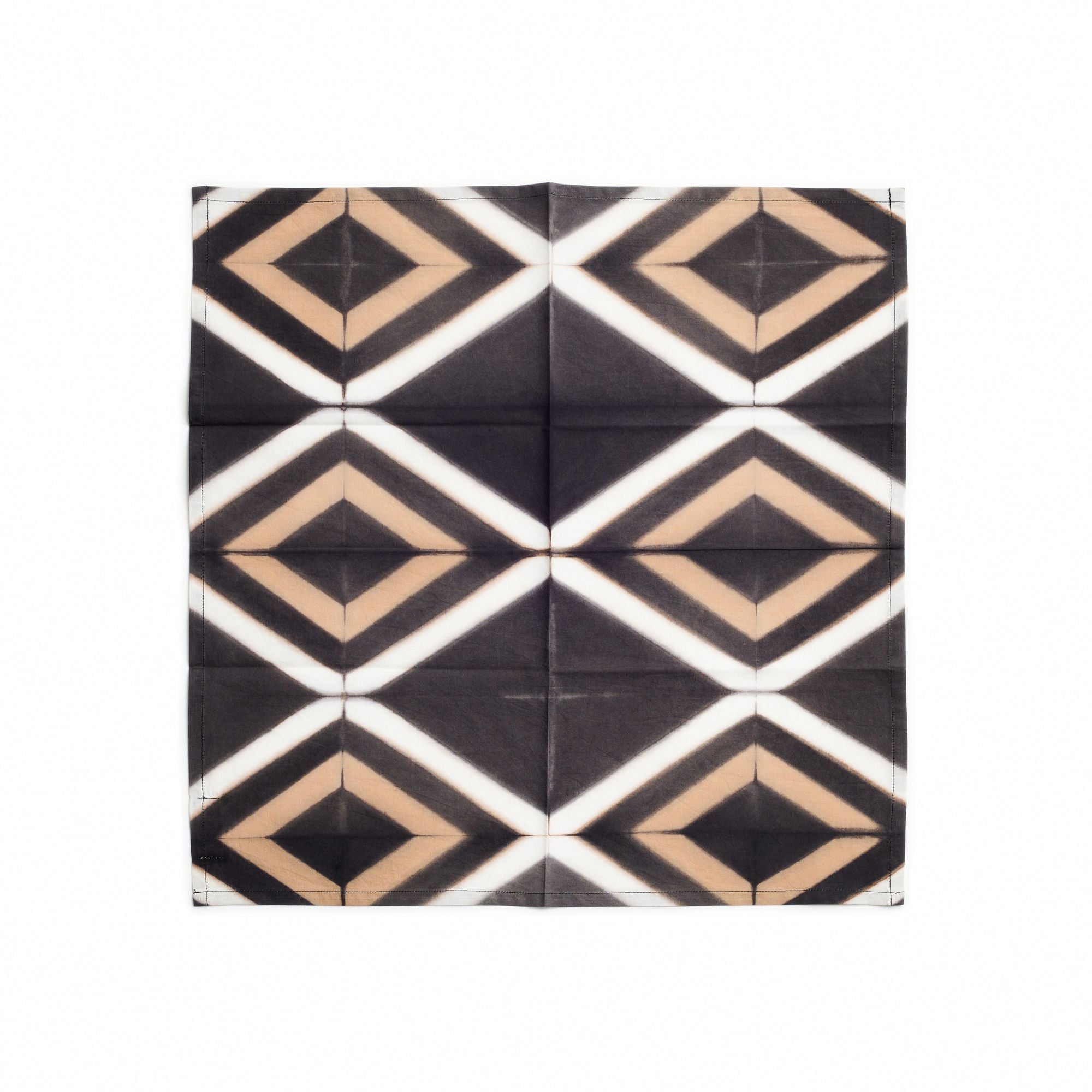 Tisa Handcrafted Shibori Print Cotton Table Napkin (Set of 4)