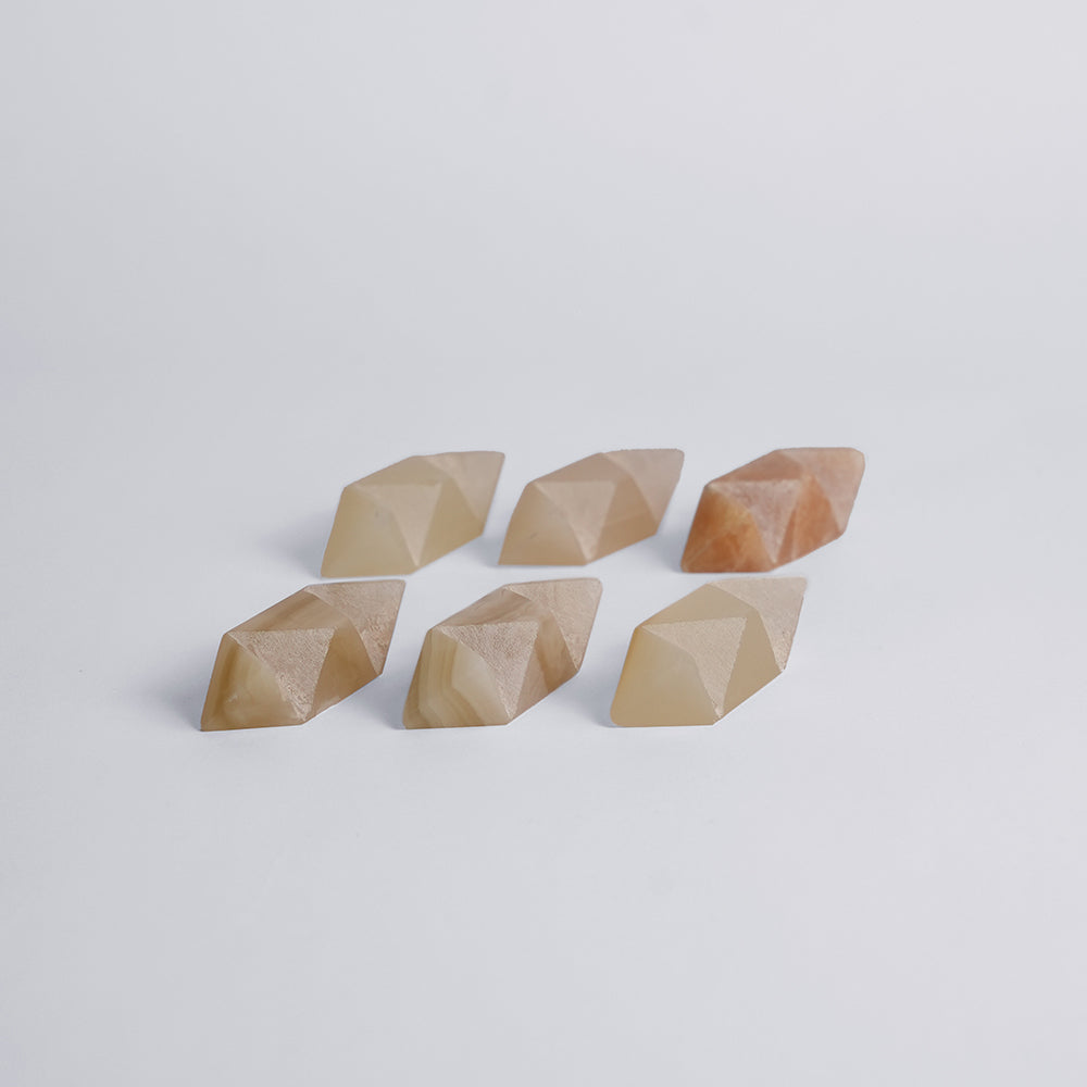 Creamy Onyx Burr Star Puzzle
