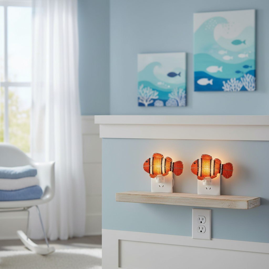 Clown Fish Night Light (Set of 2)