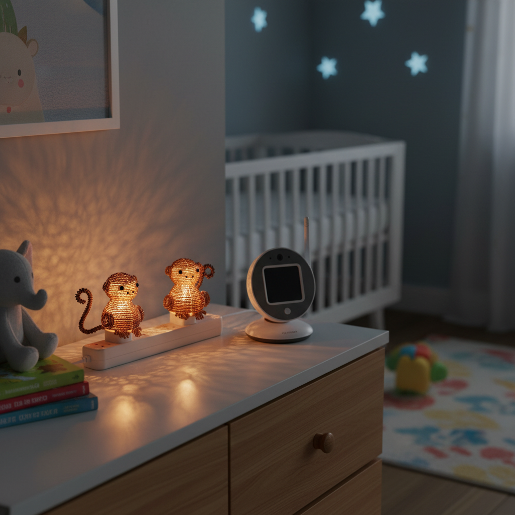 Night Light, Monkey (Set of 2)