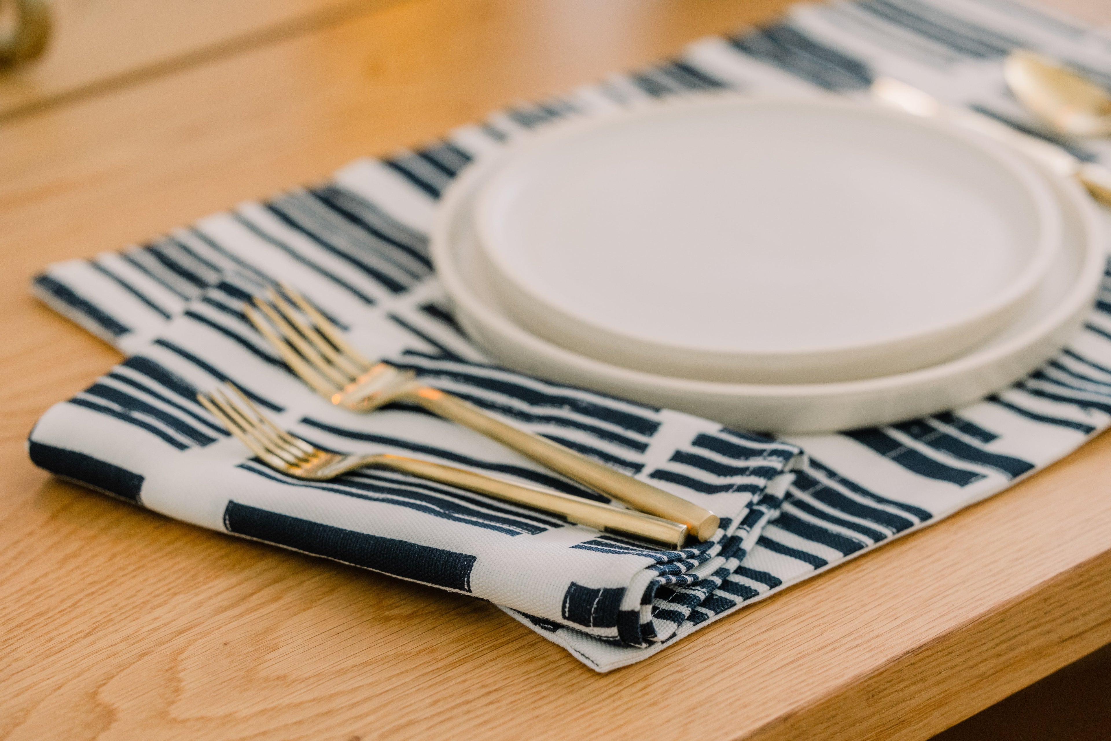 Marguerite in Indigo Napkin