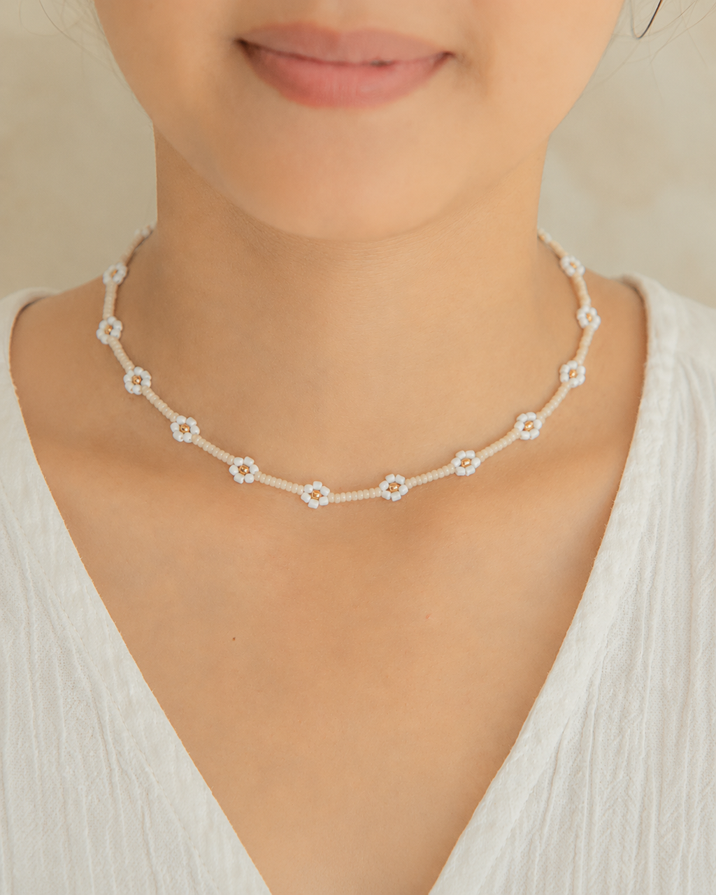 Flora Beaded Necklace