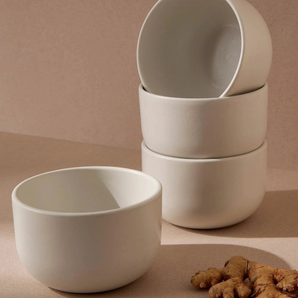 Tunisian Bowl - Matte White